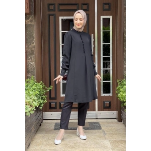 Moda Çizgi Desenli Tunik