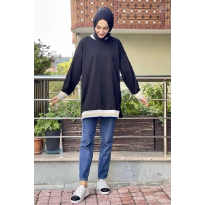 Moda Çizgi Desenli Tunik