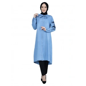 Moda Çizgi Desenli Tunik