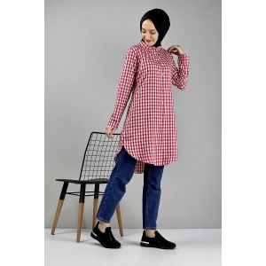 Moda Çizgi Desenli Tunik