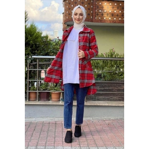Moda Çizgi Desenli Tunik