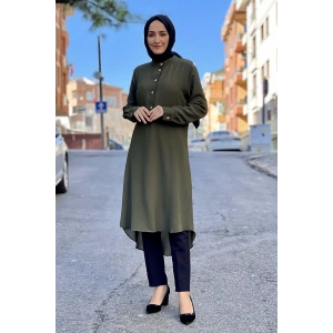 Moda Çizgi Desenli Tunik