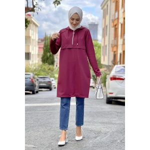 Moda Çizgi Desenli Tunik