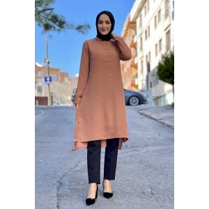 Moda Çizgi Desenli Tunik