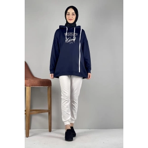 Moda Çizgi Desenli Tunik