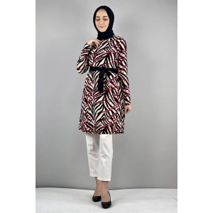 Moda Çizgi Desenli Tunik