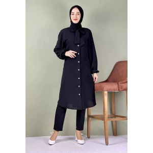 Moda Çizgi Desenli Tunik