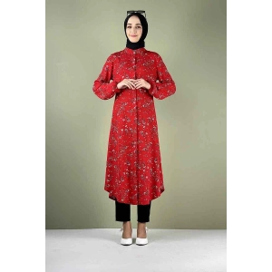 Moda Çizgi Desenli Tunik