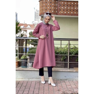 Moda Çizgi Desenli Tunik