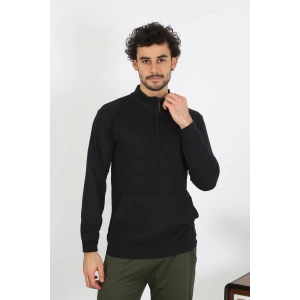 moda çizgi Erkek 3 İplik Penye Sweatshirt 6850