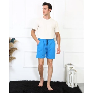 Moda Çizgi Erkek Lakost Saks Şort 27487