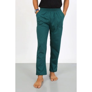 Moda Çizgi Erkek Pamuk Yeşil Tek Alt Pijama 27495