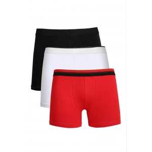 Moda Çizgi Erkek Penye 3lü Boxer 40103
