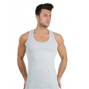 Moda Çizgi Erkek Penye Gri 6566