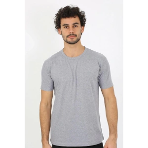 moda çizgi Erkek Sıfır Yaka Gri Penye Atlet 6567