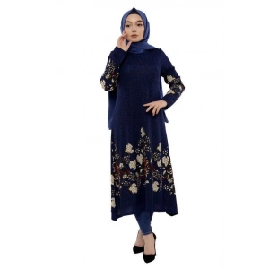 Moda Çizgi İşlemeli Krep Şal