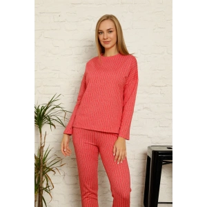 Moda Çizgi Kadın Pamuk Eşofman Takım 9036