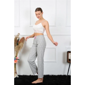 Moda Çizgi Kadın Pamuklu Alt Pijama 27457