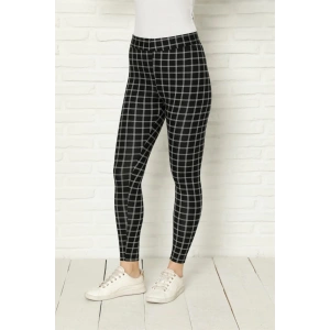 Moda Çizgi Penye Likralı Tayt 5878