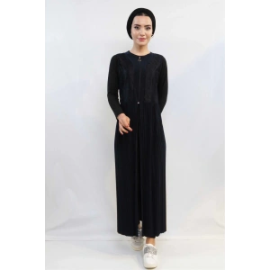 Moda Çizgi Piliseli Yelek Mc714 Lacivert