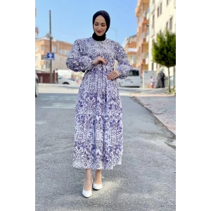 Moda Çizgi Tesettür Elbise