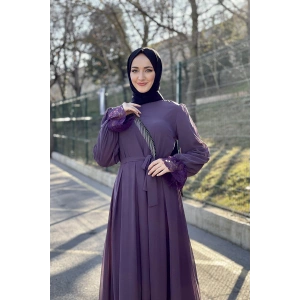 Moda Çizgi Tesettür Elbise