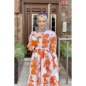 Moda Çizgi Tesettür Elbise