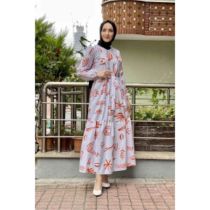 Moda Çizgi Tesettür Elbise