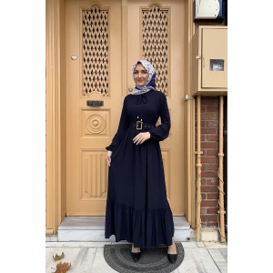 Moda Çizgi Tesettür Elbise