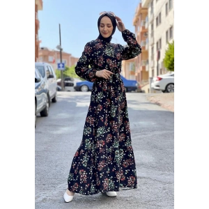 Moda Çizgi Tesettür Elbise