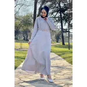 Moda Çizgi Tesettür Elbise