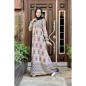Moda Çizgi Tesettür Elbise