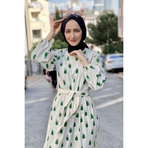 Moda Çizgi Tesettür Elbise