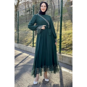 Moda Çizgi Tesettür Elbise