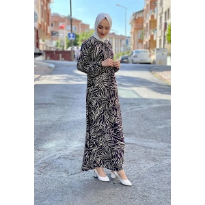 Moda Çizgi Tesettür Elbise