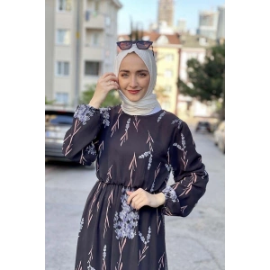 Moda Çizgi Tesettür Elbise
