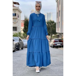 Moda Çizgi Tesettür Elbise