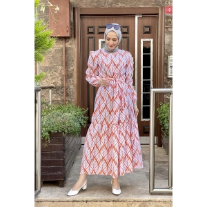 Moda Çizgi Tesettür Elbise