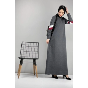 Moda Çizgi Tesettür Elbise