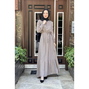 Moda Çizgi Tesettür Elbise