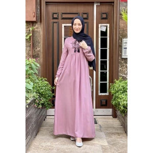 Moda Çizgi Tesettür Elbise