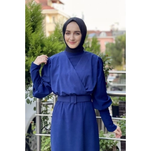 Moda Çizgi Tesettür Elbise