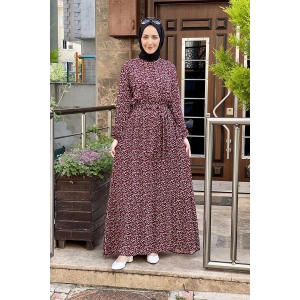 Moda Çizgi Tesettür Elbise