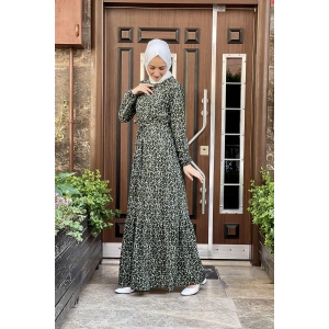 Moda Çizgi Tesettür Elbise