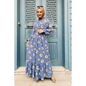 Moda Çizgi Tesettür Elbise