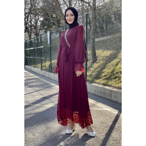 Moda Çizgi Tesettür Elbise