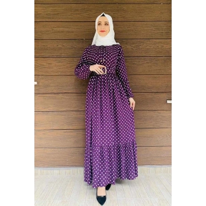 Moda Çizgi Tesettür Elbise