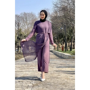 Moda Çizgi Tesettür Elbise