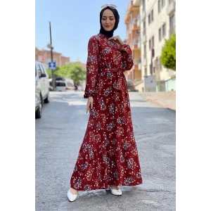 Moda Çizgi Tesettür Elbise