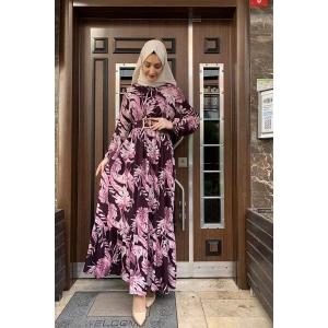 Moda Çizgi Tesettür Elbise